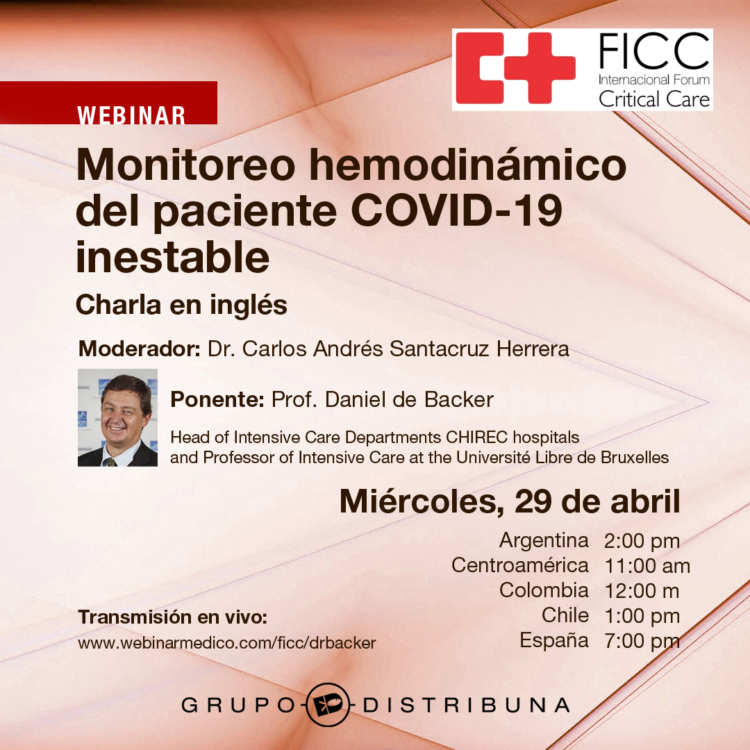 Monitoreo Hemodinámico del Paciente COVID-19 inestable